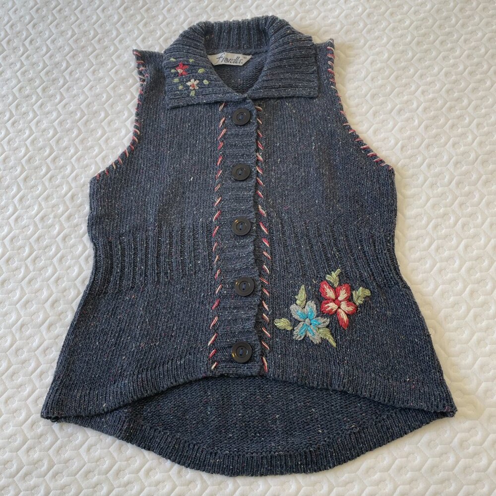 Vintage Fiorella Womens Vest M - Picture 4 of 10